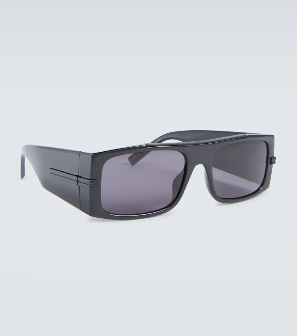Square acetate sunglasses - 4