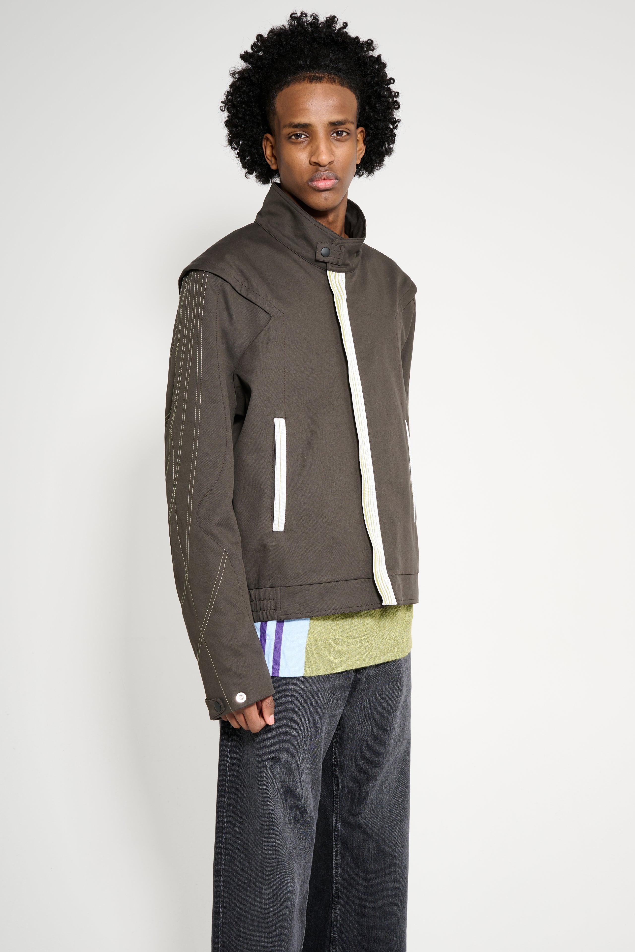 KIKO KOSTADINOV SOLIX JACKET JAVA BROWN - 3