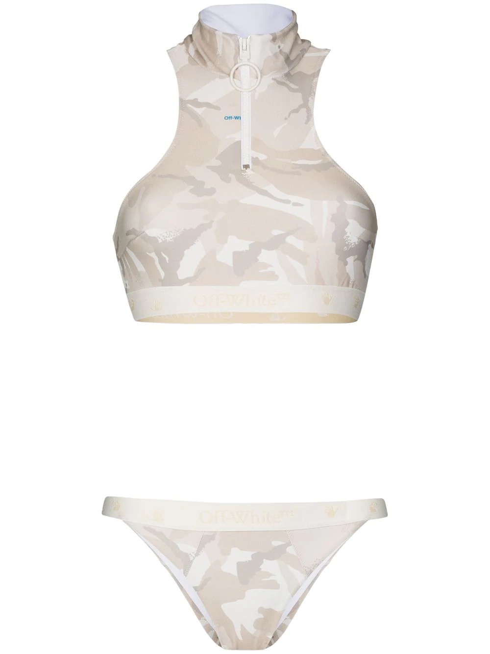 x Browns 50 camouflage-print bikini - 1