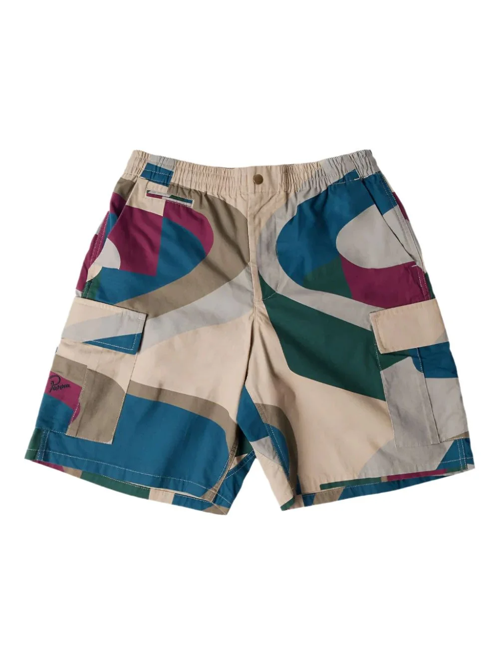 The Wall abstract-print cargo shorts - 1