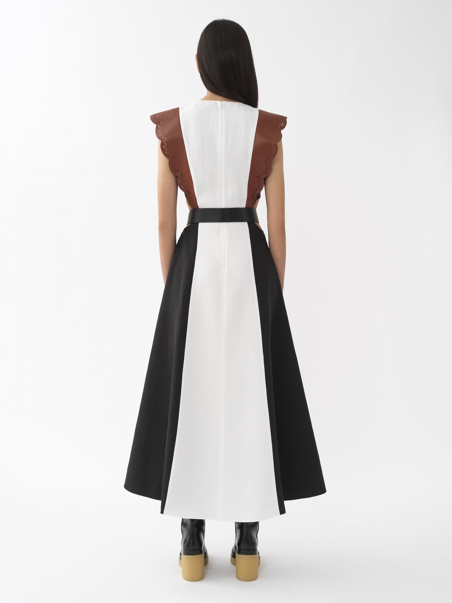 ANKLE-LENGTH FLARED DRESS - 3