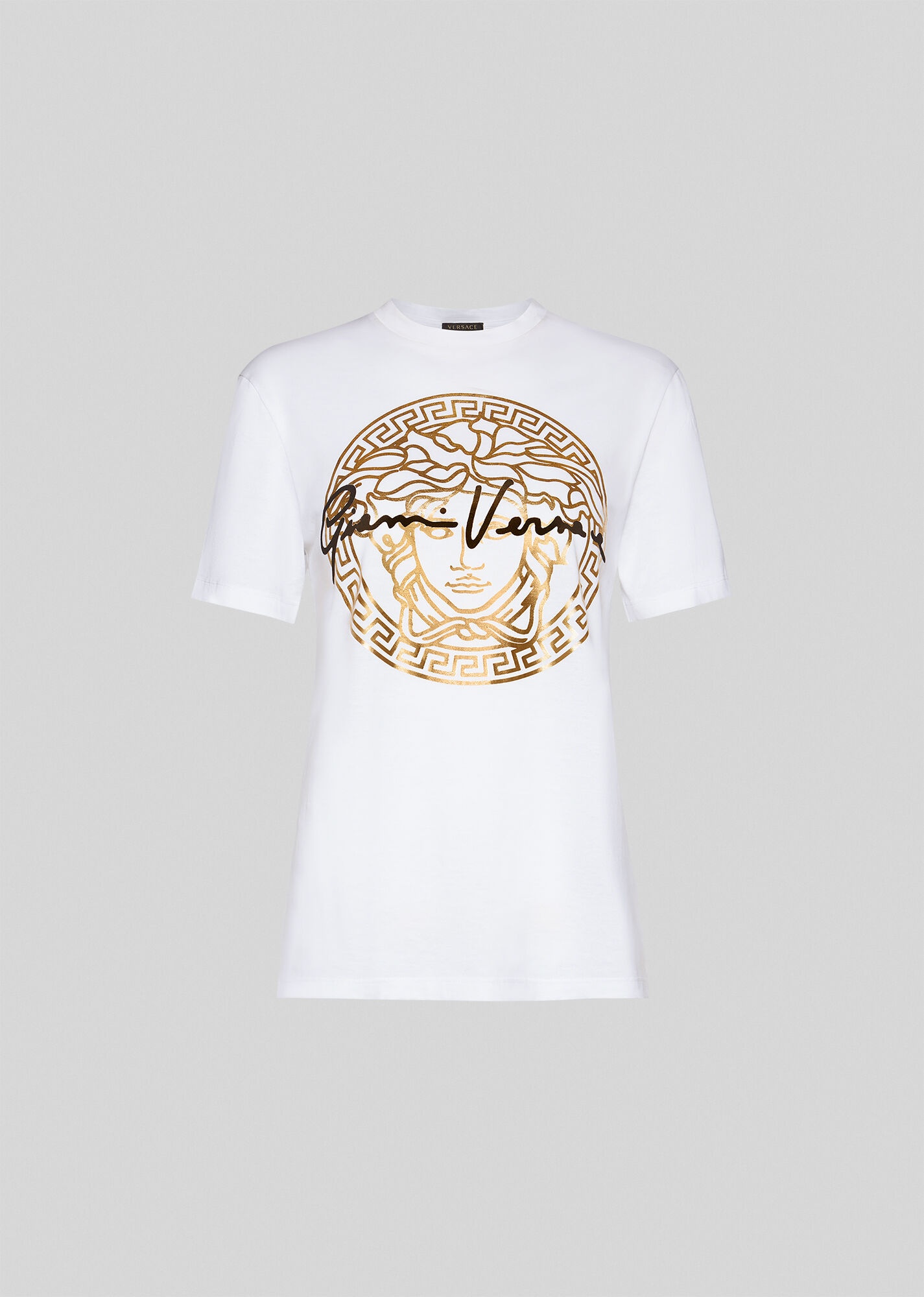 Medusa Signature Motif Slim Fit T-Shirt - 1