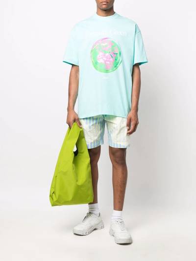 MSGM graphic-print cotton T-shirt outlook