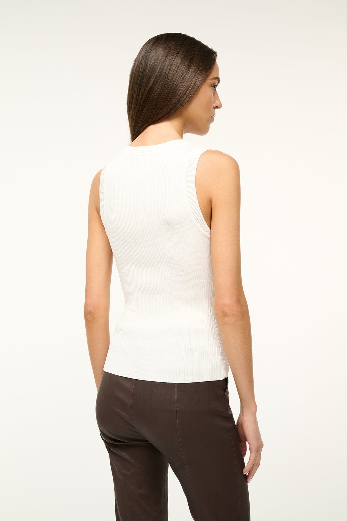 STAUD JULIETTE TOP IVORY - 4