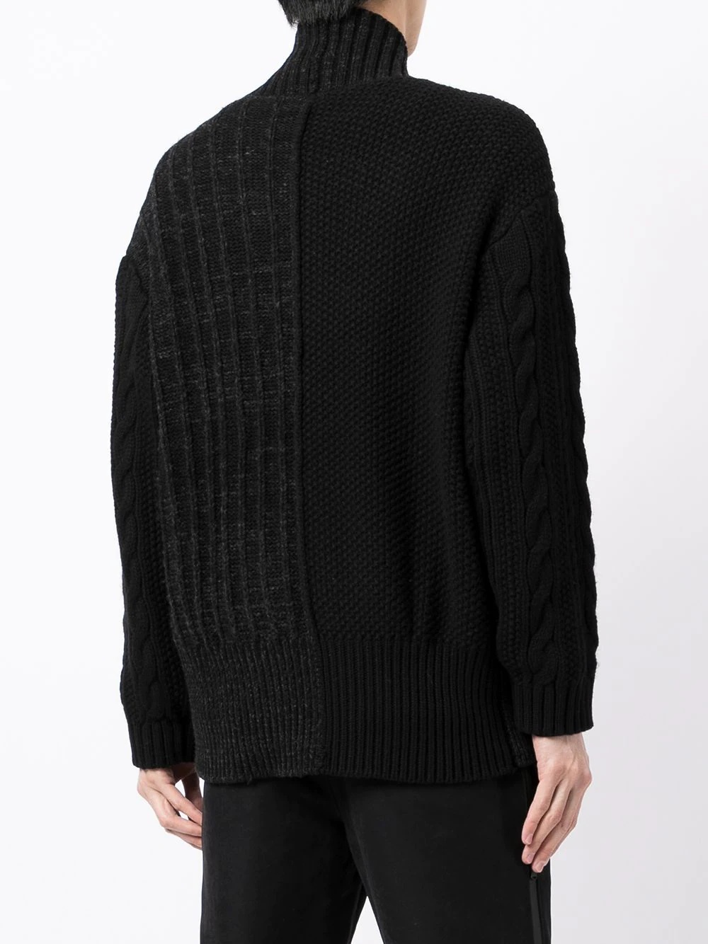 chunky-knit zip-up cardigan - 4