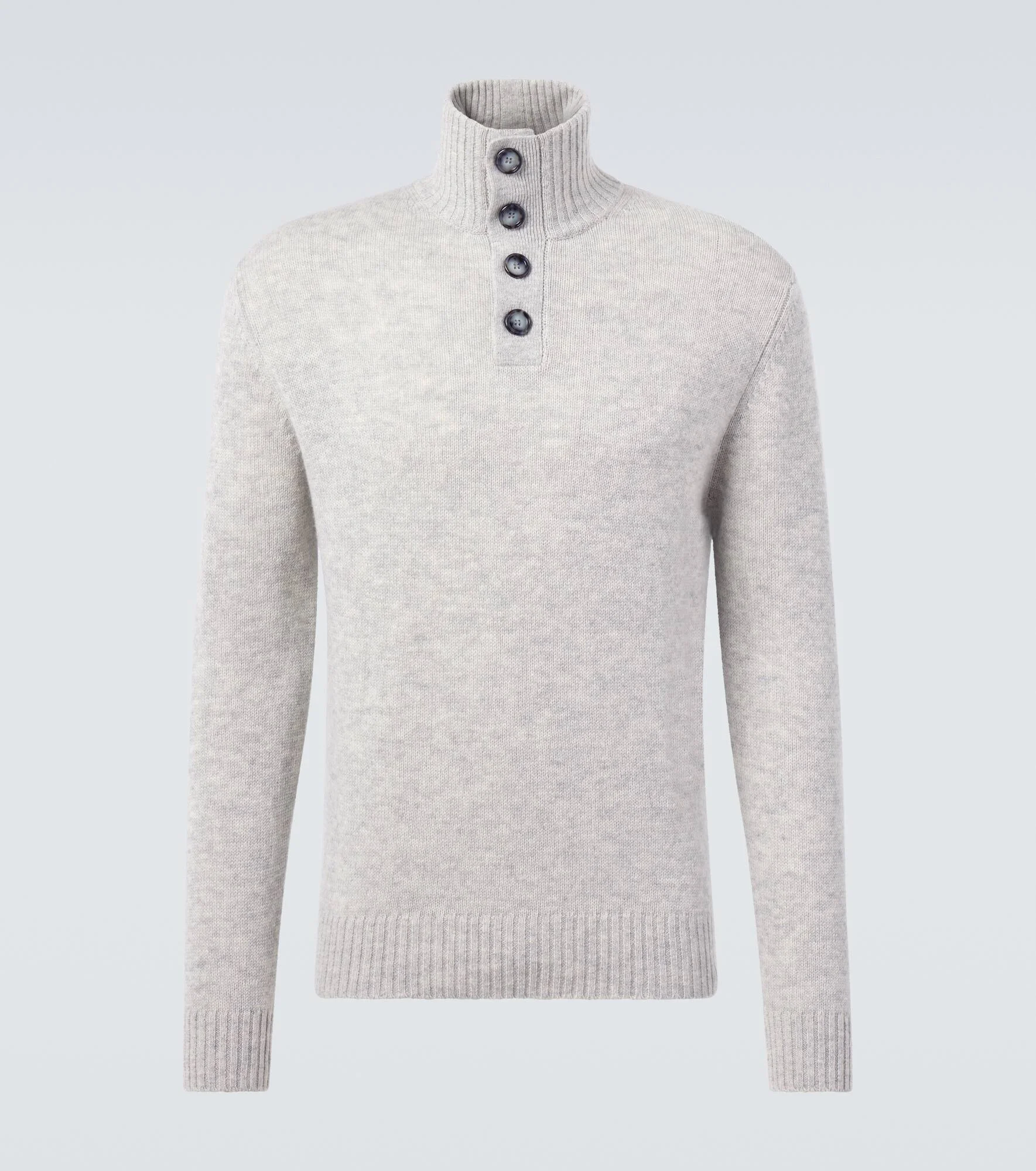 Wool and cashmere turtleneck sweater - 1