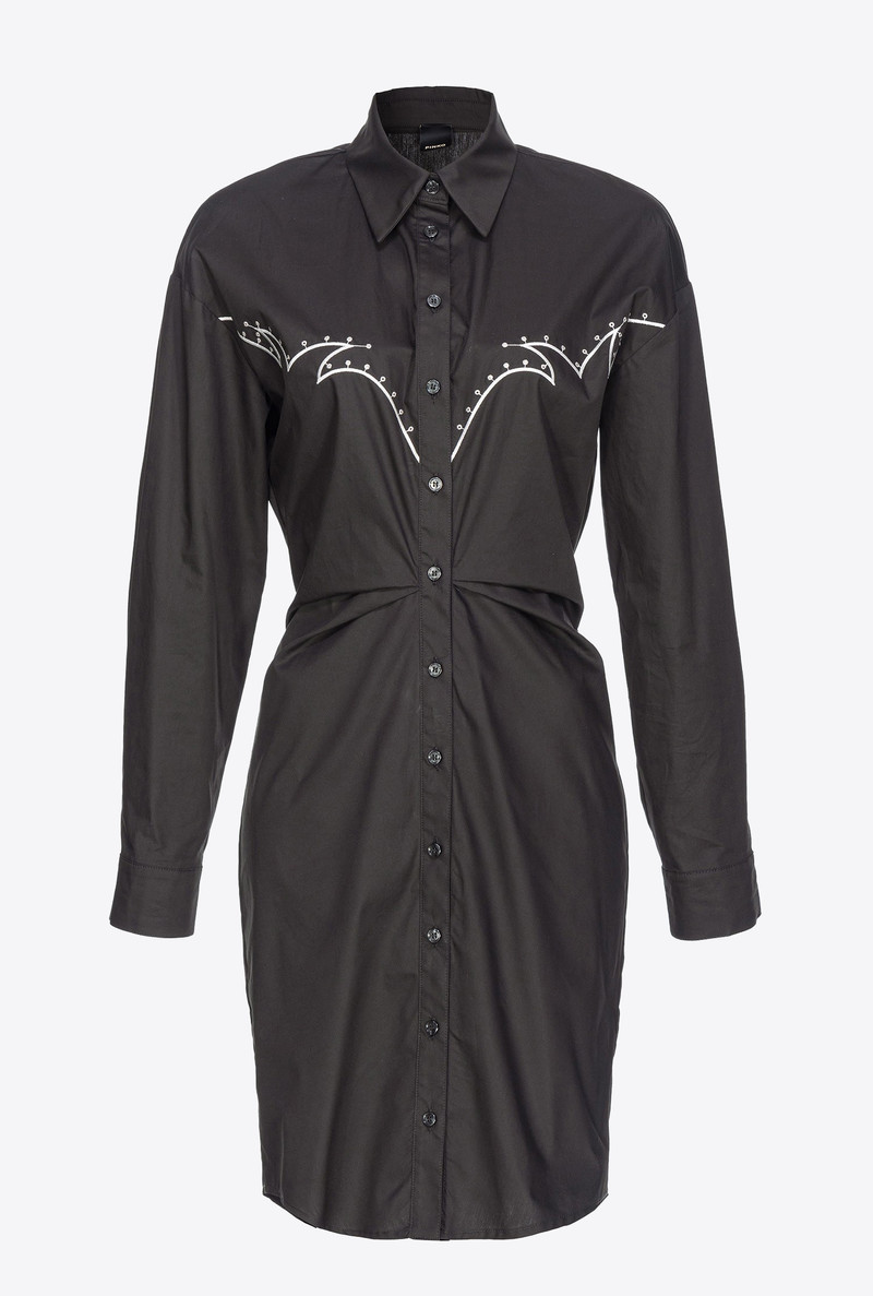 MINI SHIRT DRESS WITH RODEO EMBROIDERY 1