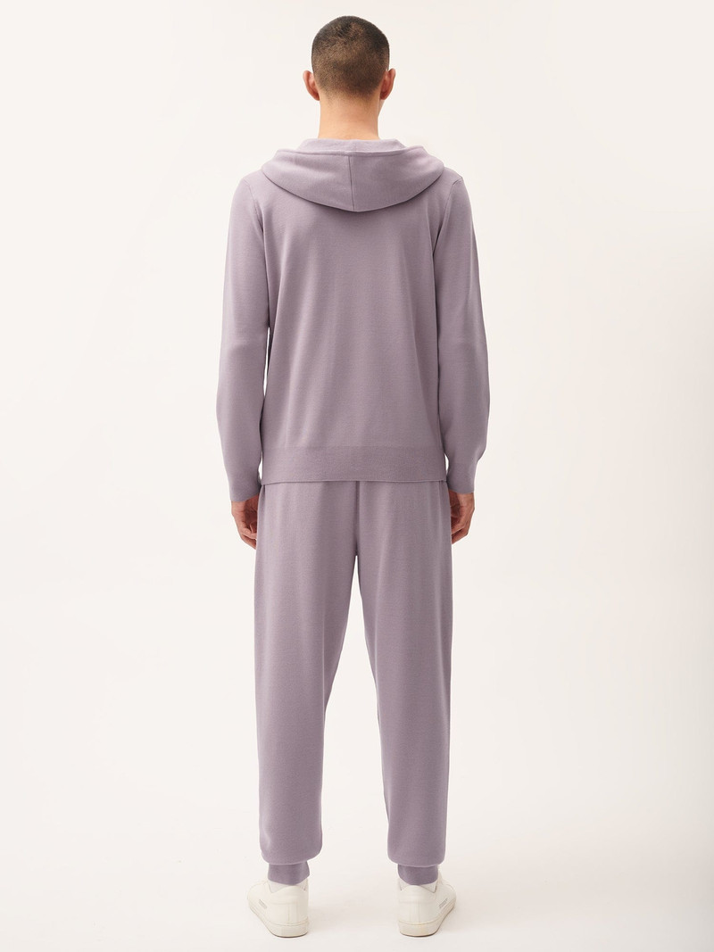 Mens DNA Regenerative Merino Wool Track Pants - Raisin Purple 3