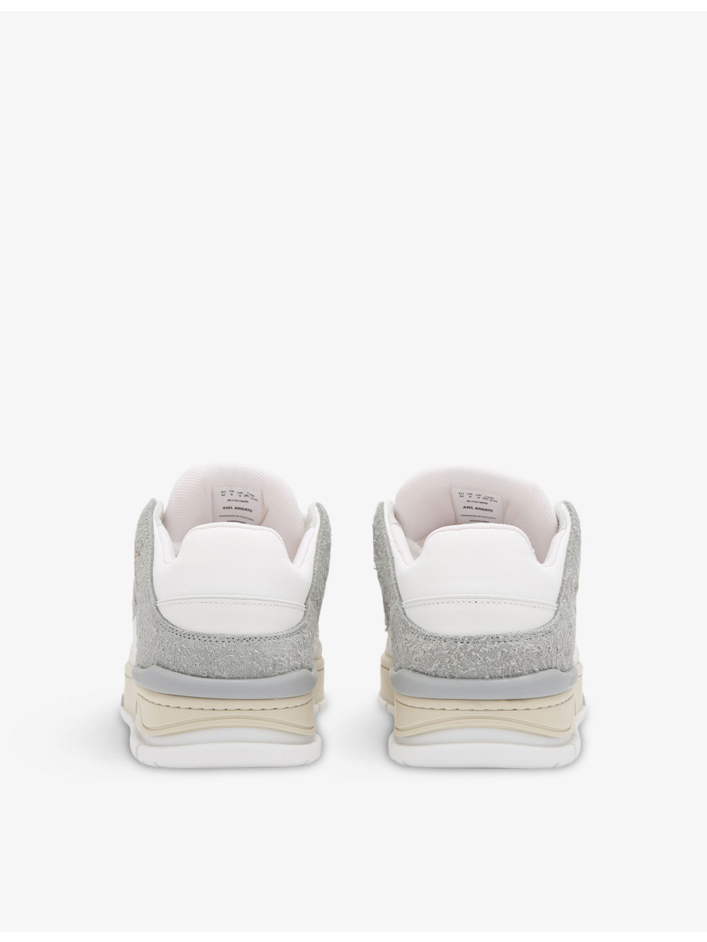 Area Lo brushed-suede and leather low-top trainers - 4