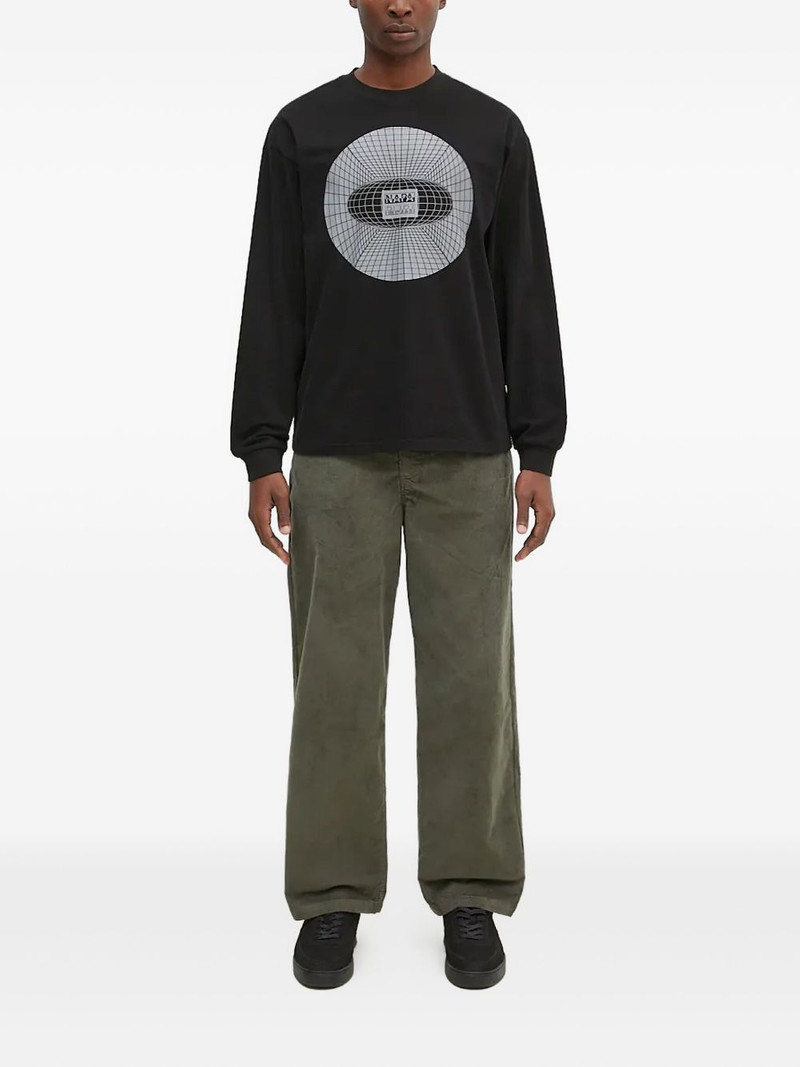 NORSE PROJECTS elastic-waist corduroy trousers outlook