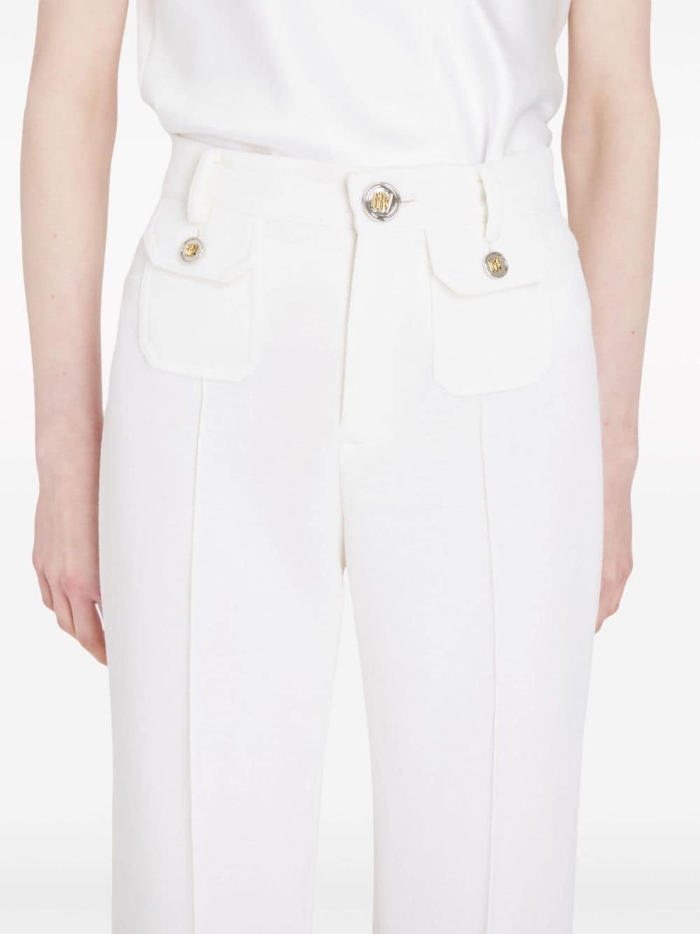 flared wool trousers - 5