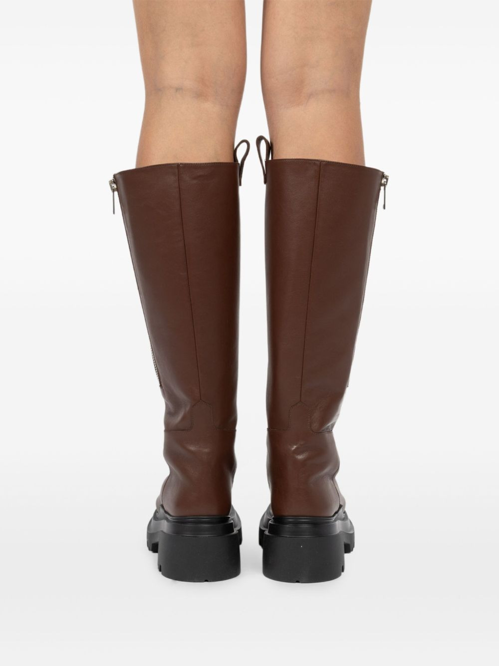zip-detail platform boots - 5