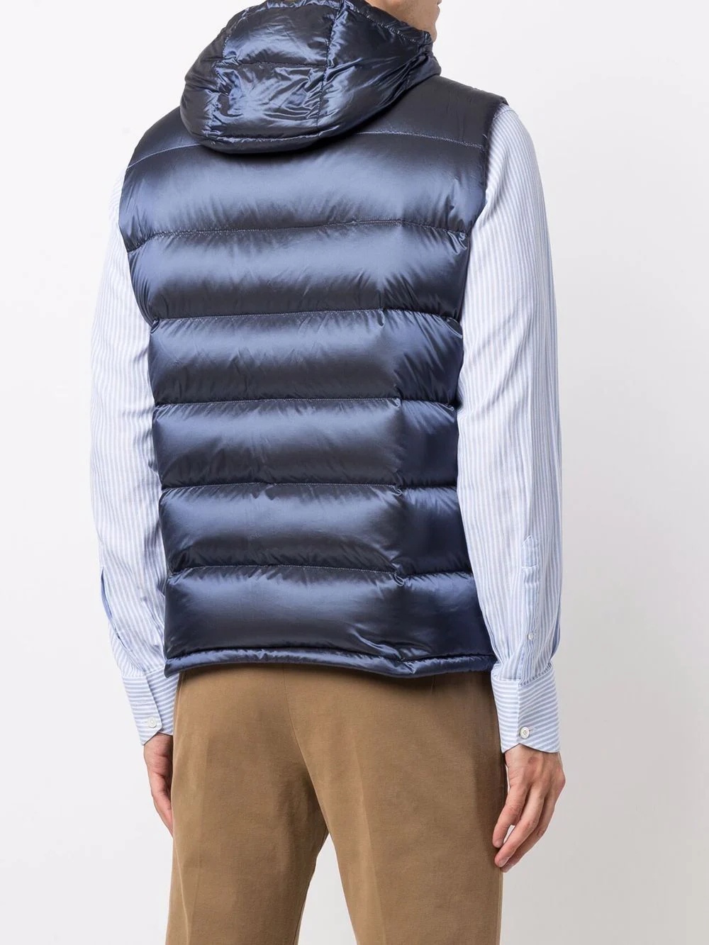 hooded down gilet - 4