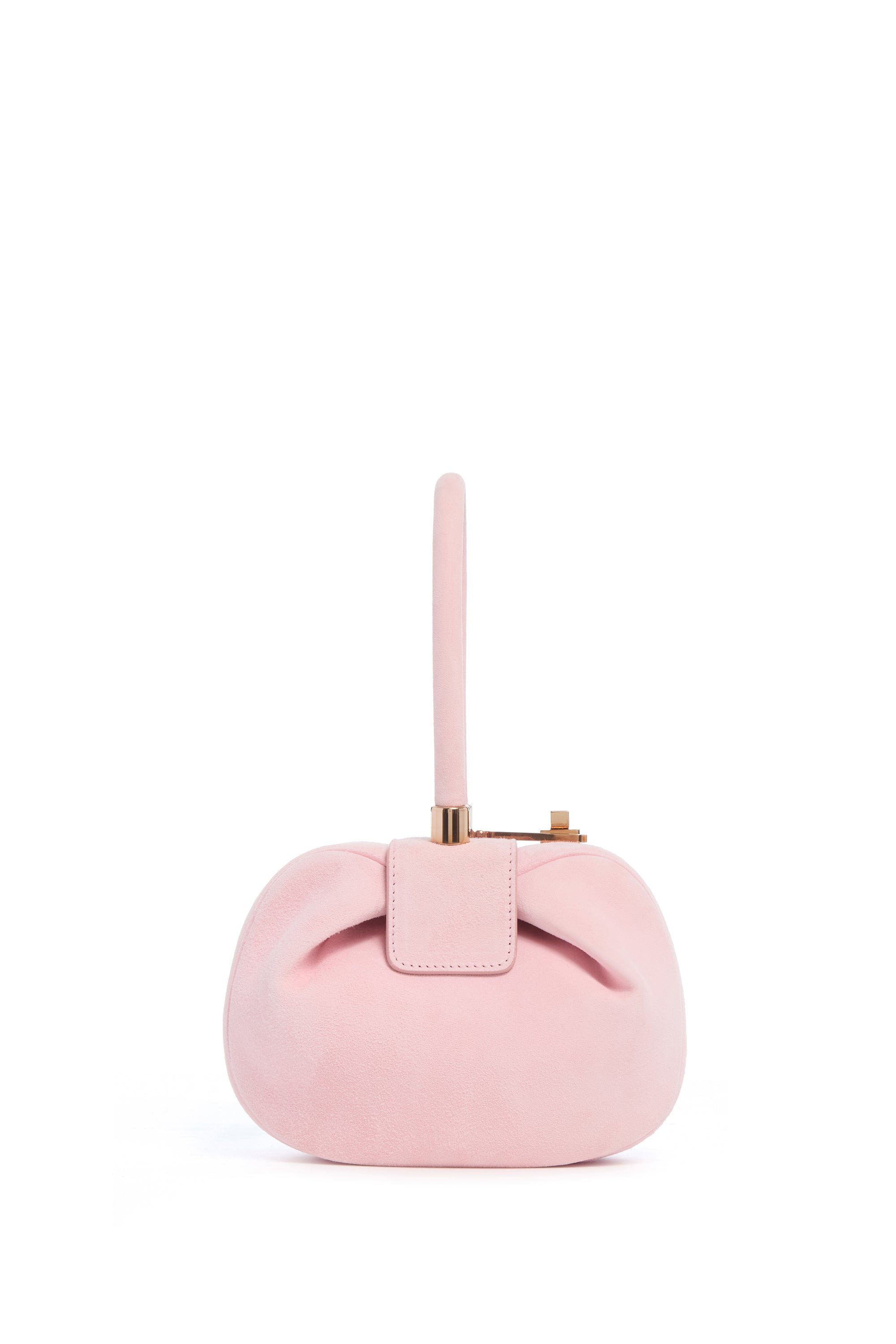 Demi Bag in Pink Suede - 2