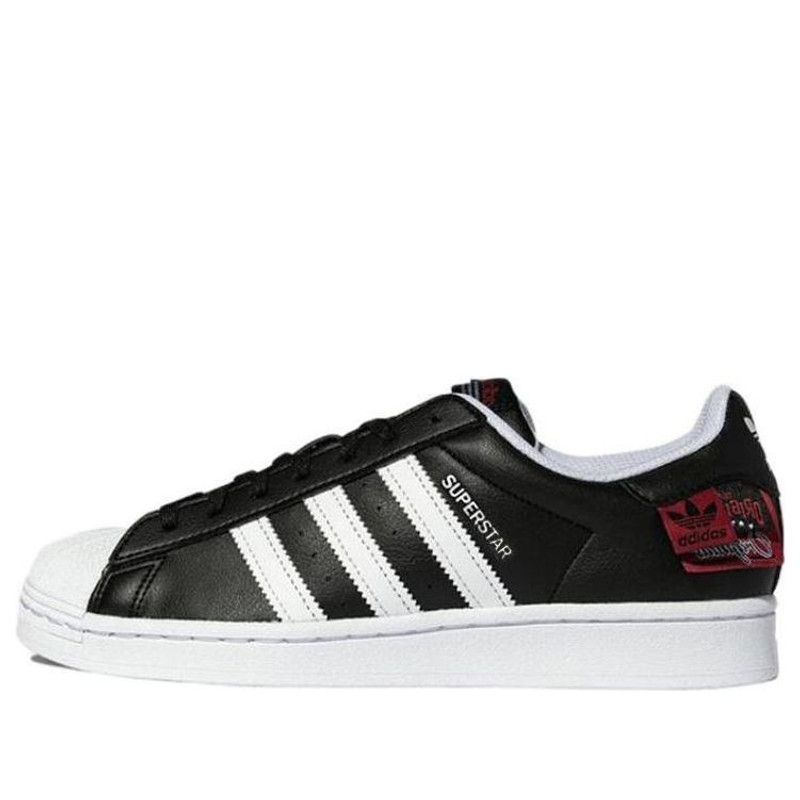 adidas originals Superstar 'Black White Red' HQ6456 - 1