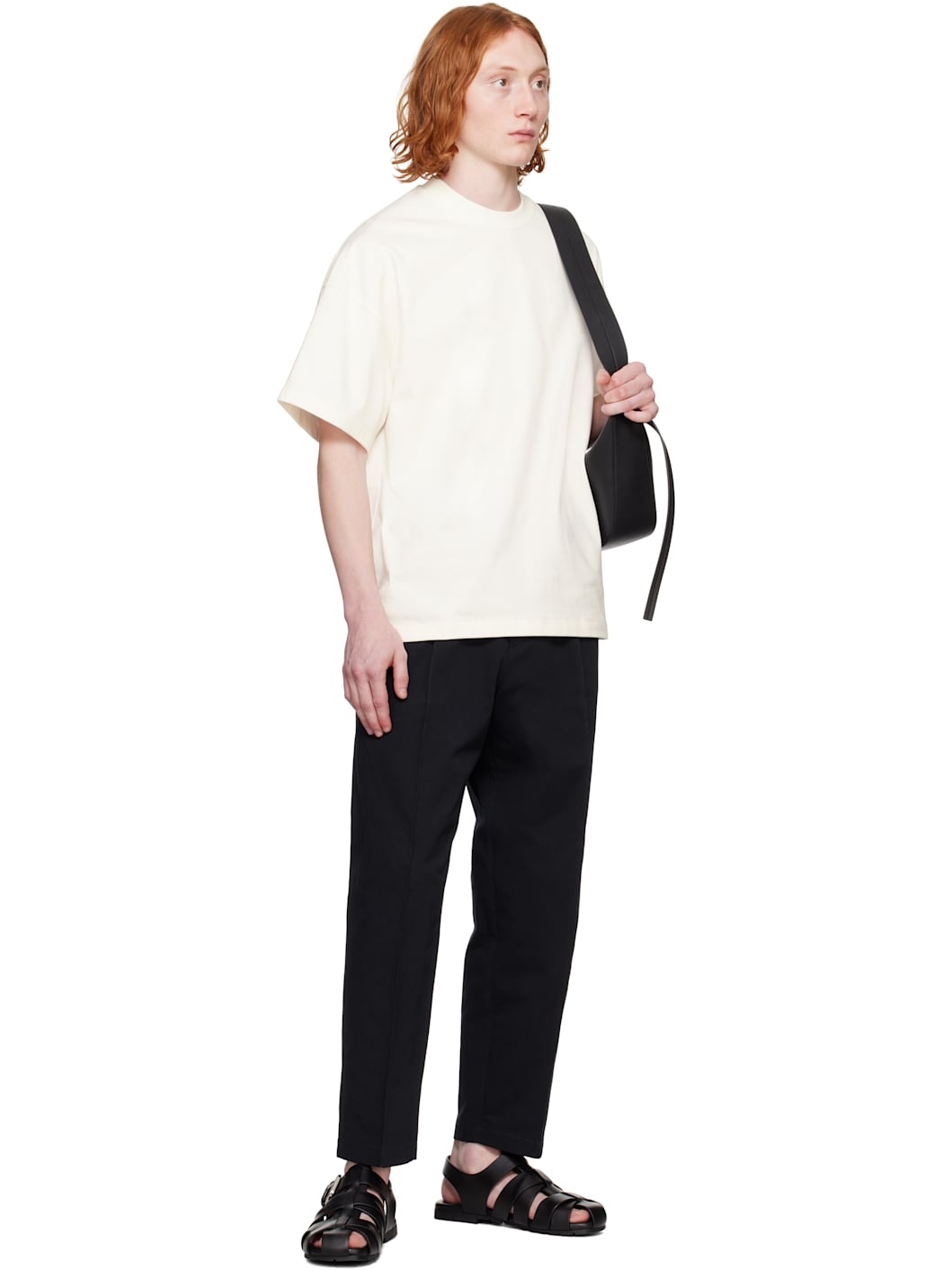 White Logo Flag Shoulder T-shirt - 4