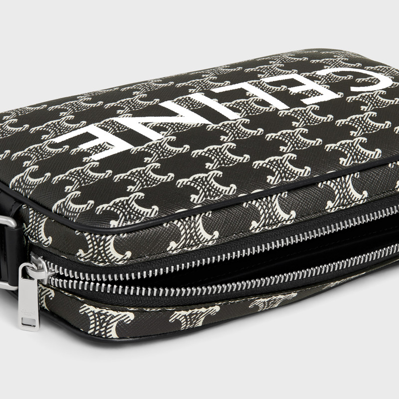 Medium Messenger Bag in Triomphe canvas two-tone with Celine print 4