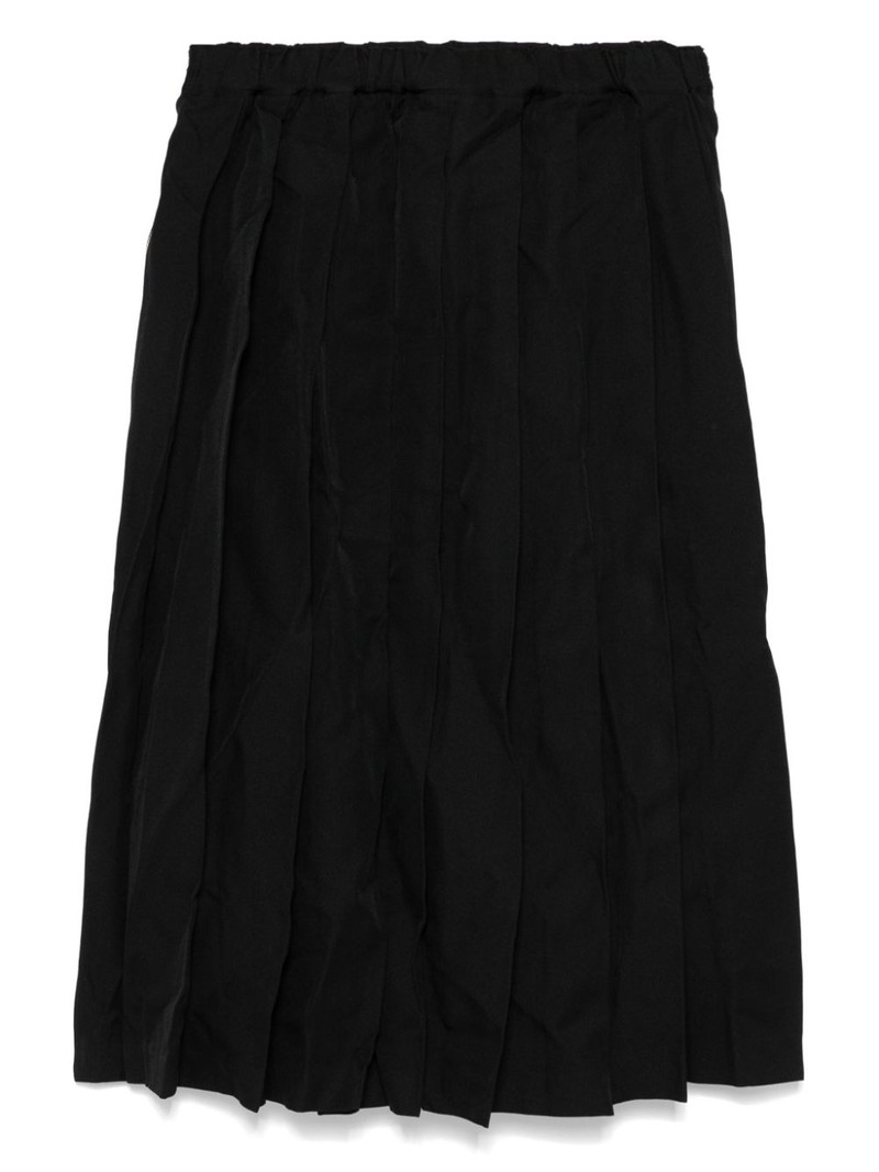 BLACK COMME des GARÇONS pleated skirt outlook