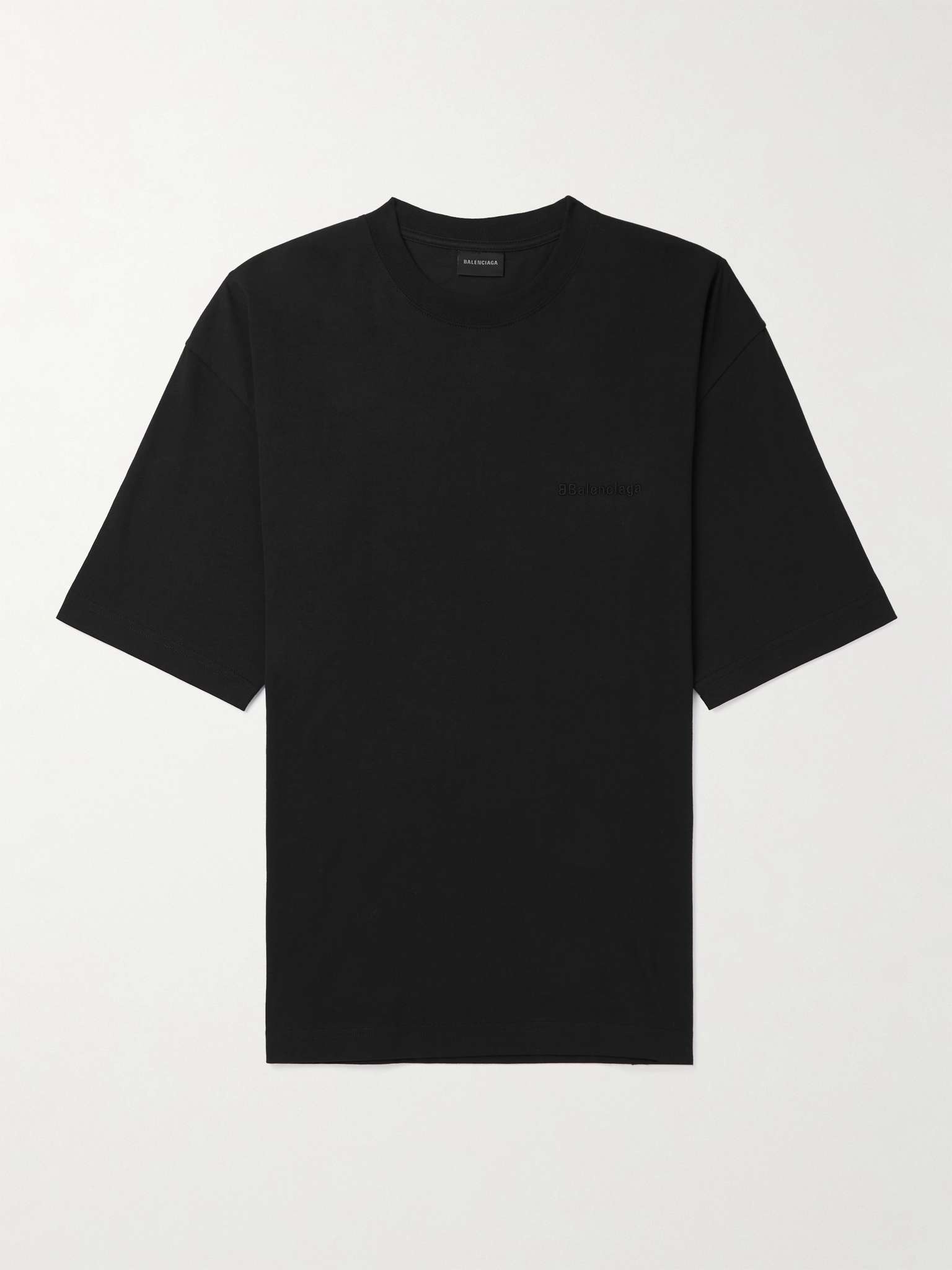 関税込【Balenciaga】Oversized logo cotton jersey T-shirt Balenciaga - Oversized Logo-Print Cotton-Jersey T-Shirt