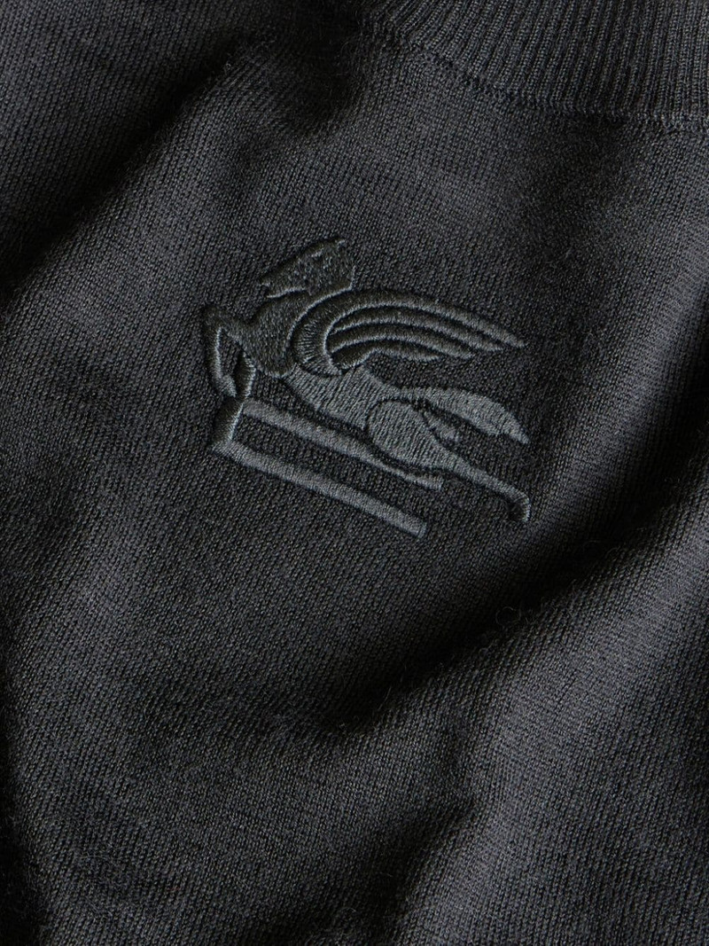 logo-embroidered crew-neck jumper 6