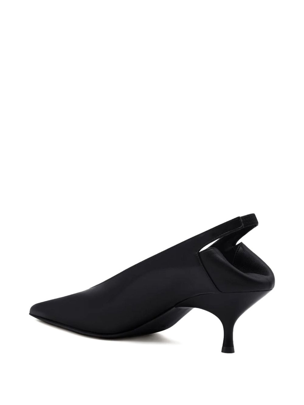 50mm slingback pointed-toe heeled pumps - 3
