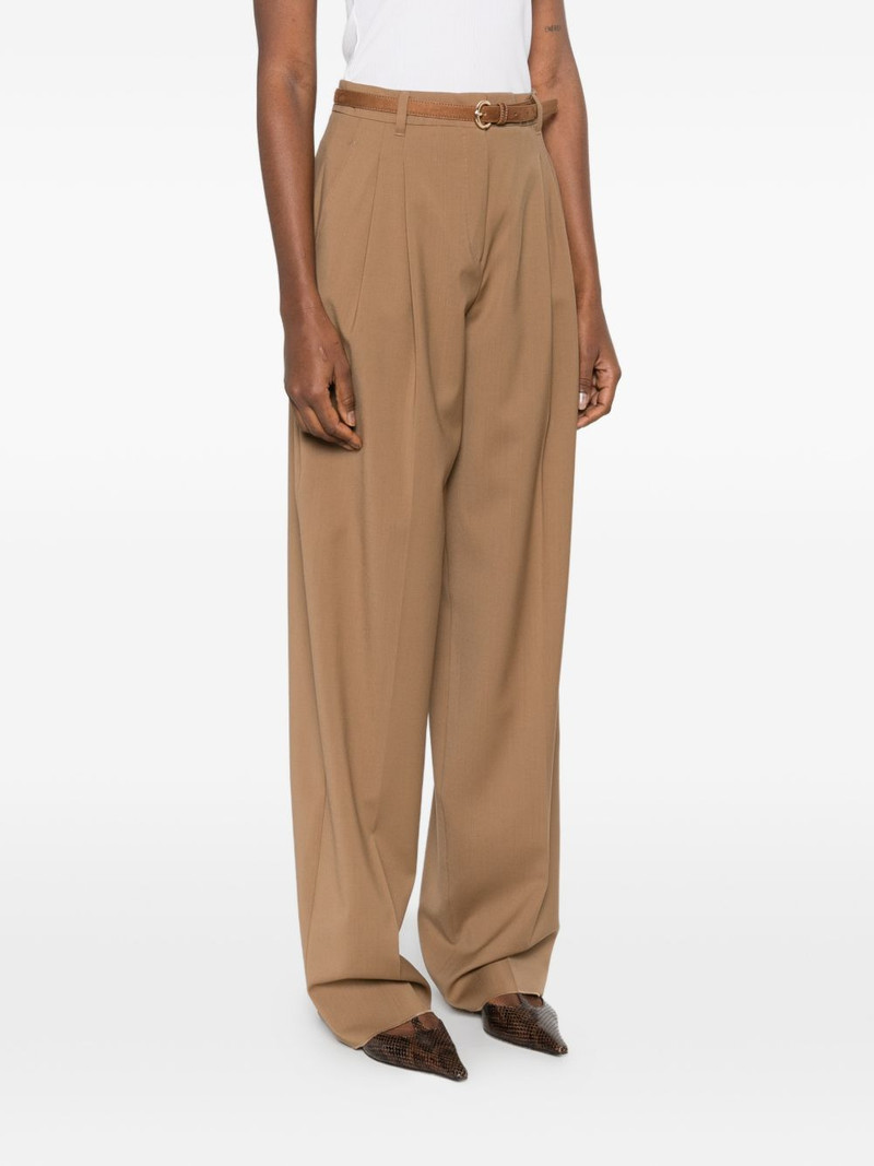 pleated belted trousers 3