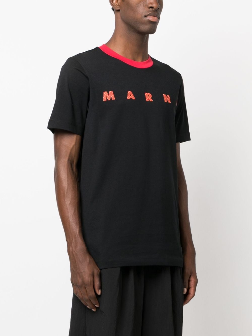 logo-print cotton T-shirt - 3