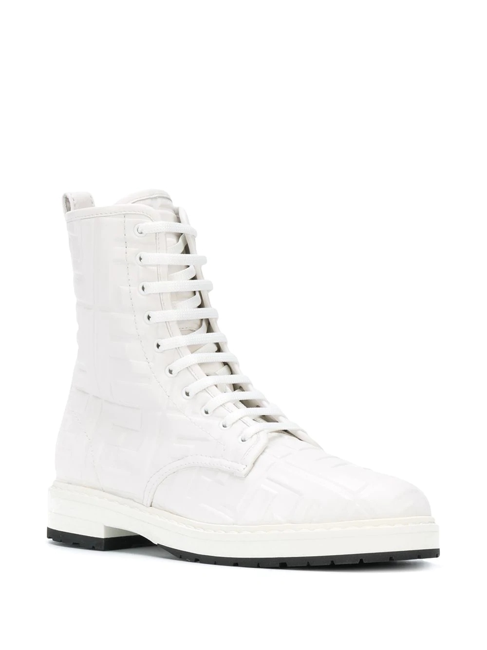 FF embossed combat boots - 2