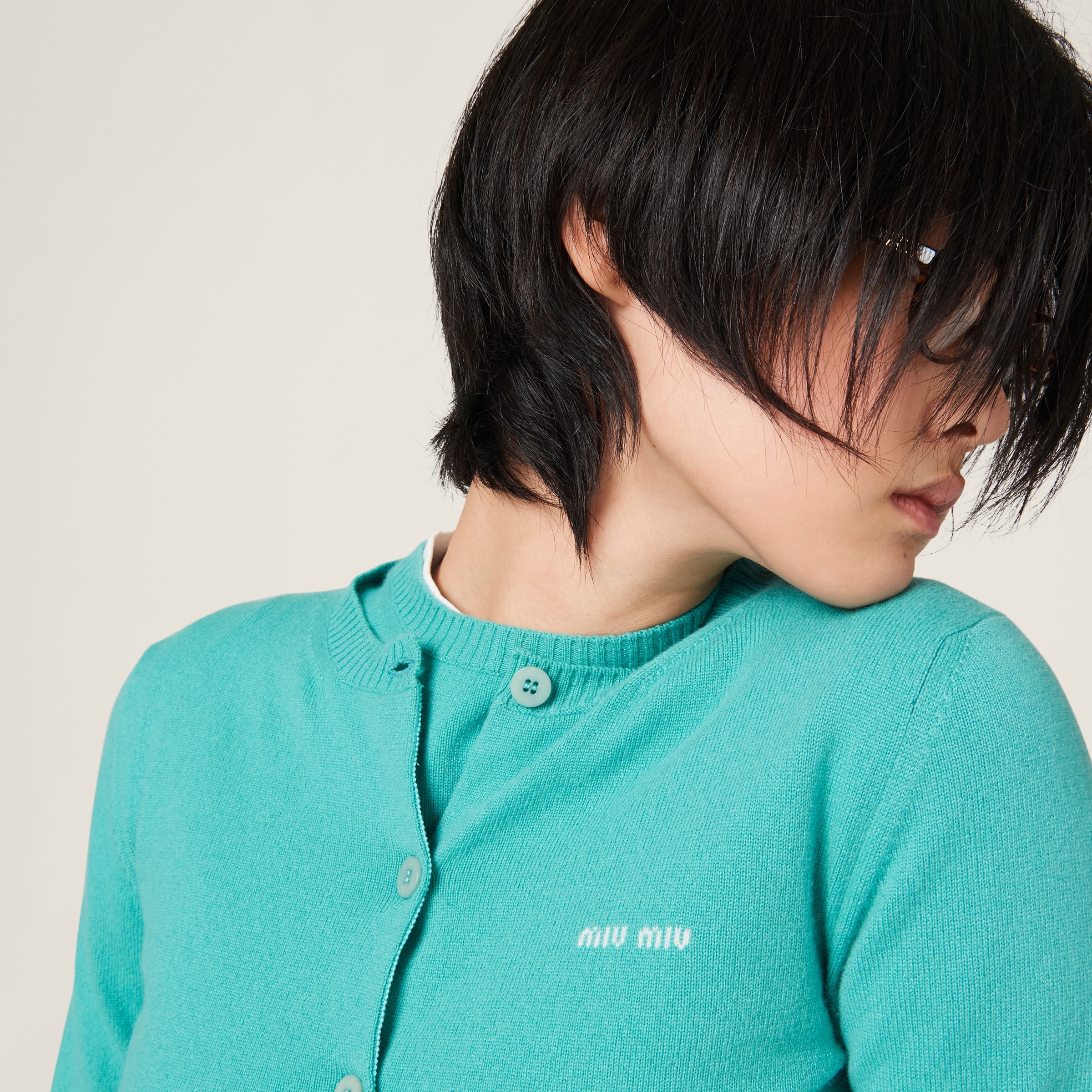 Cashmere knit cardigan - 4
