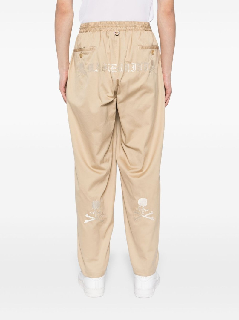 logo-embroidered trousers 4
