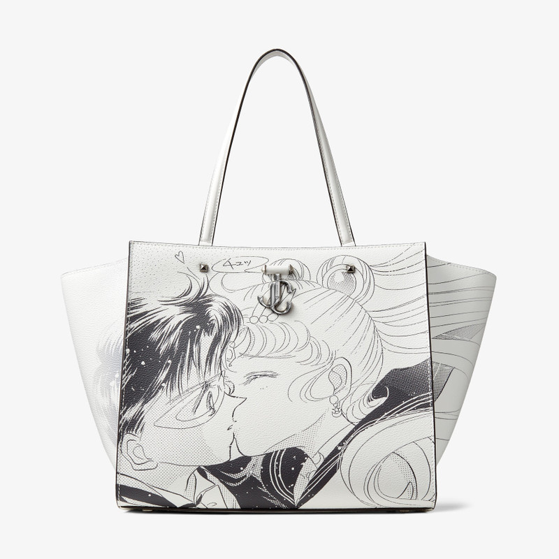 Sailor Moon & Tuxedo Mask Varenne Tote
Monochrome Manga Printed PU Leather Tote Bag 1