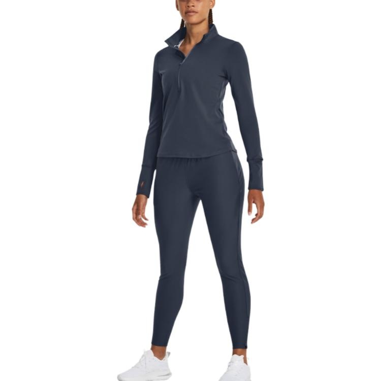 (WMNS) Under Armour Qualifier Elite Leggings 'Blue Grey' 1379346-044 - 3