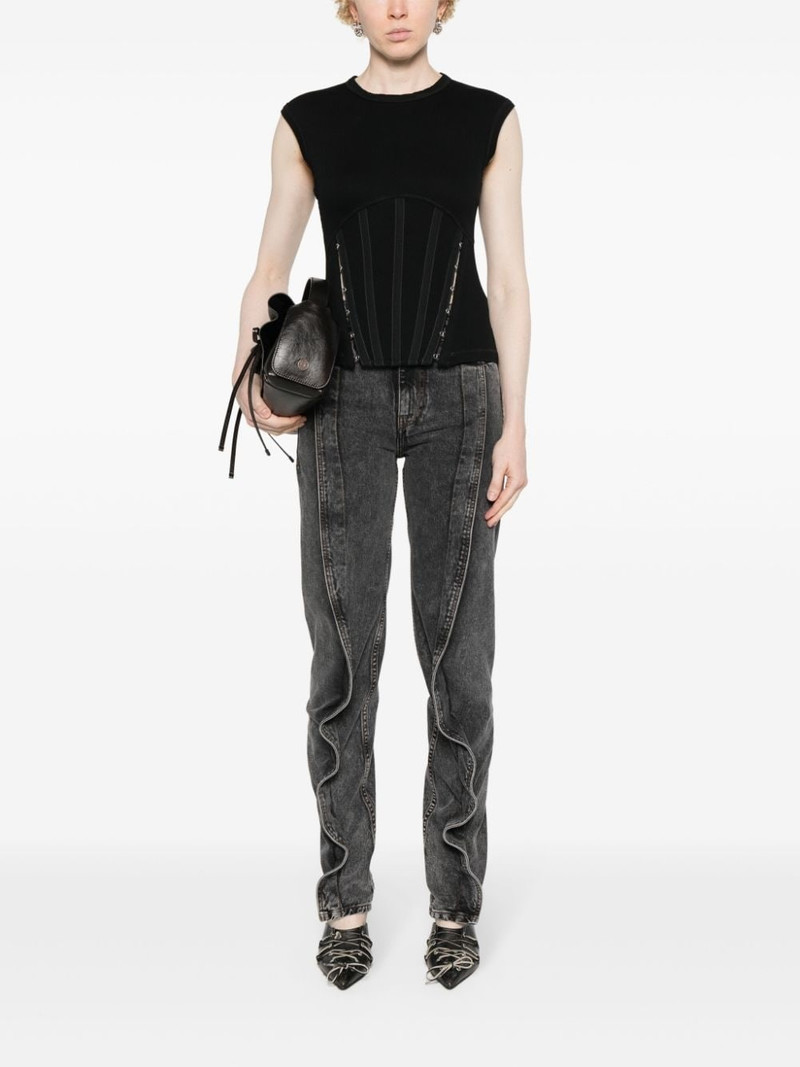 Y/Project Evergreen banana slim denim jeans outlook