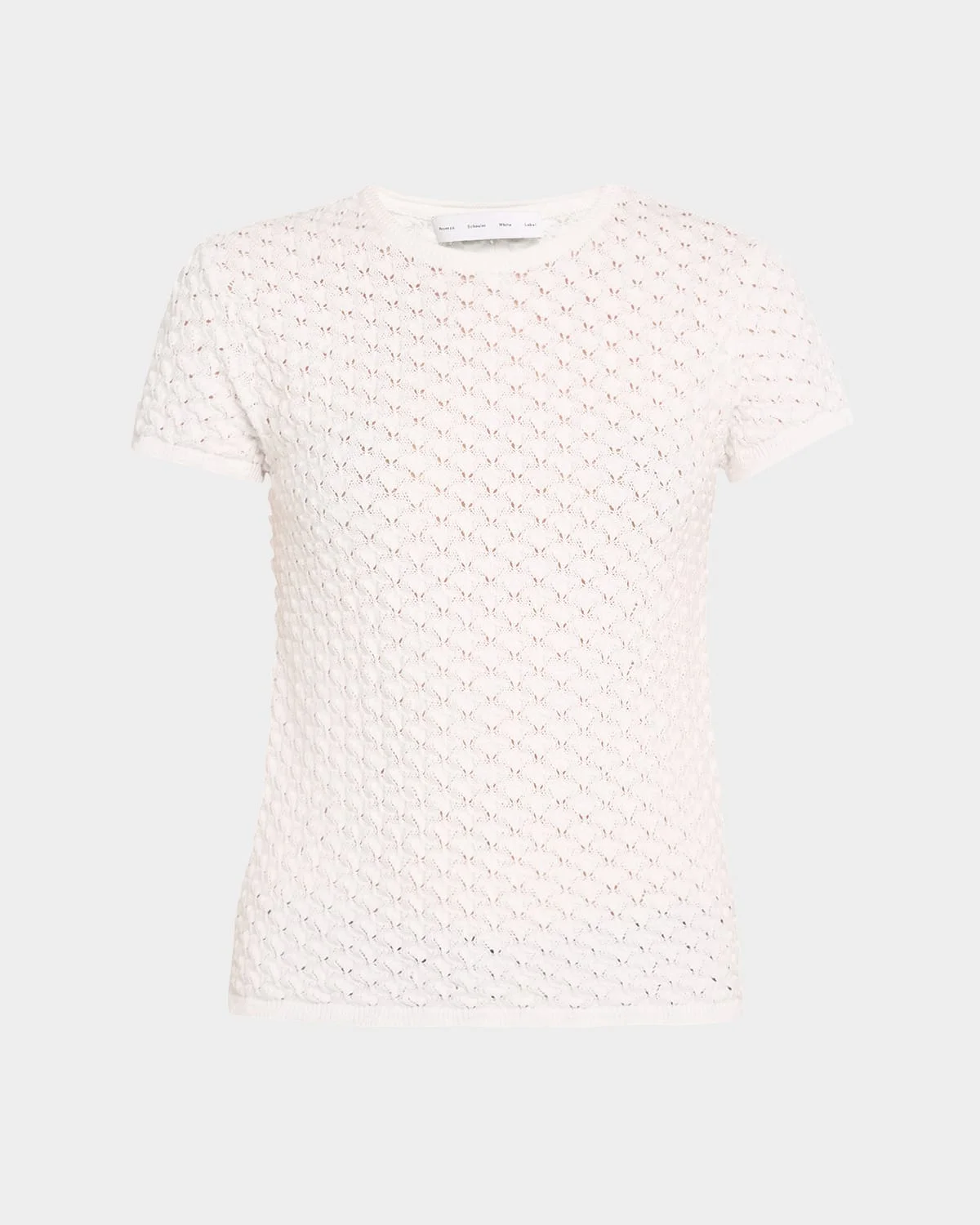 Quincy Short-Sleeve Crochet Top - 1