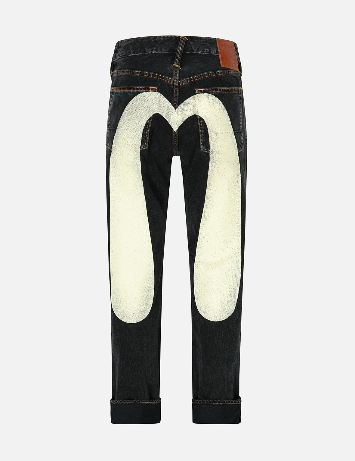 DAICOCK PRINT BAGGY FIT DENIM JEANS #2000 - 2