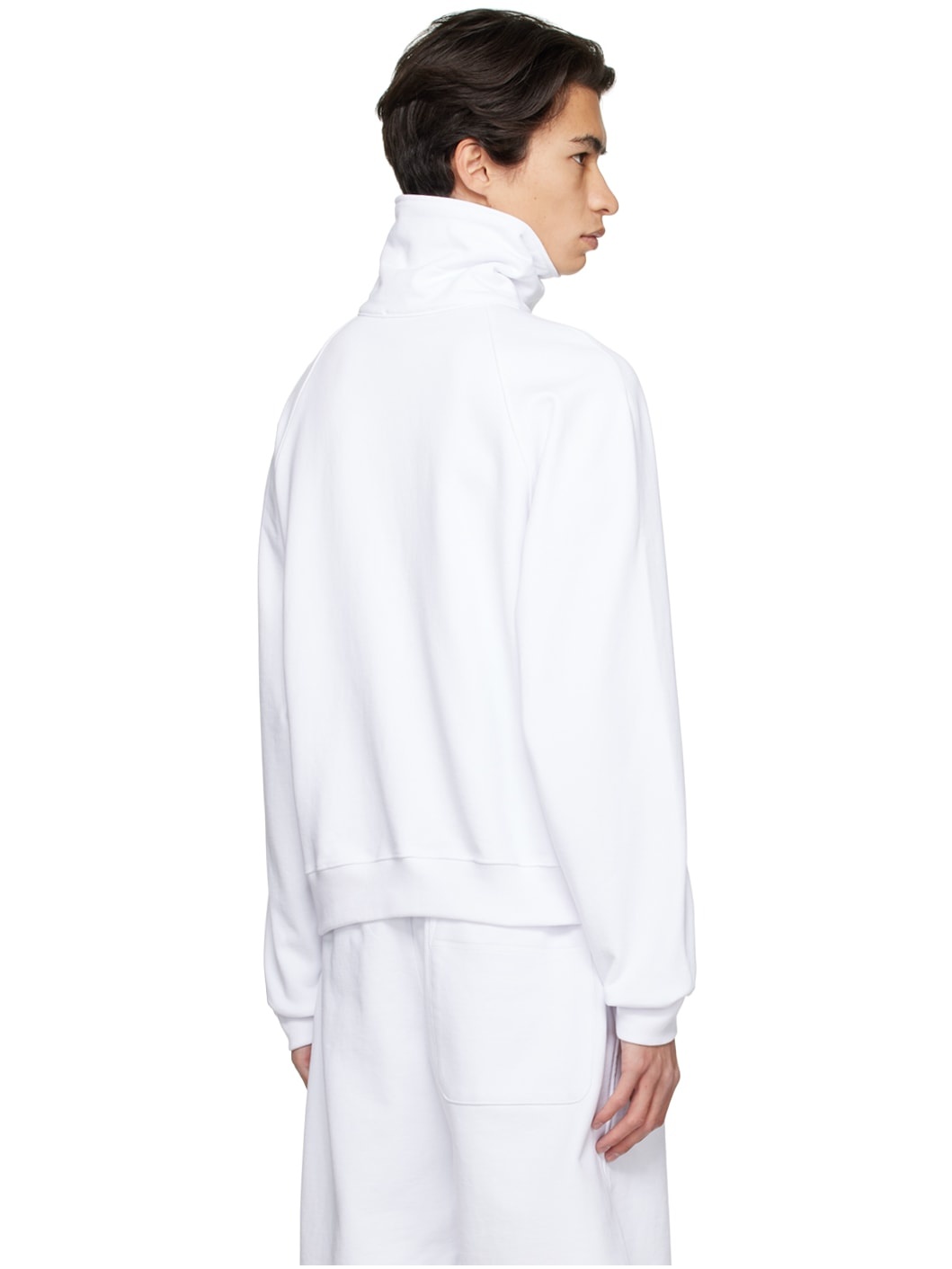 SSENSE Exclusive White Embroidered Sweatshirt - 3