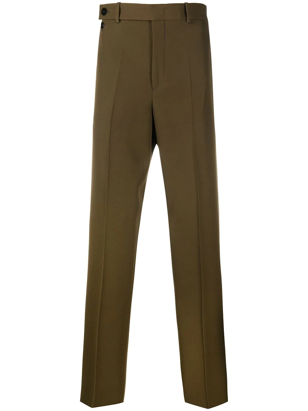 tailored straight-leg trousers - 1