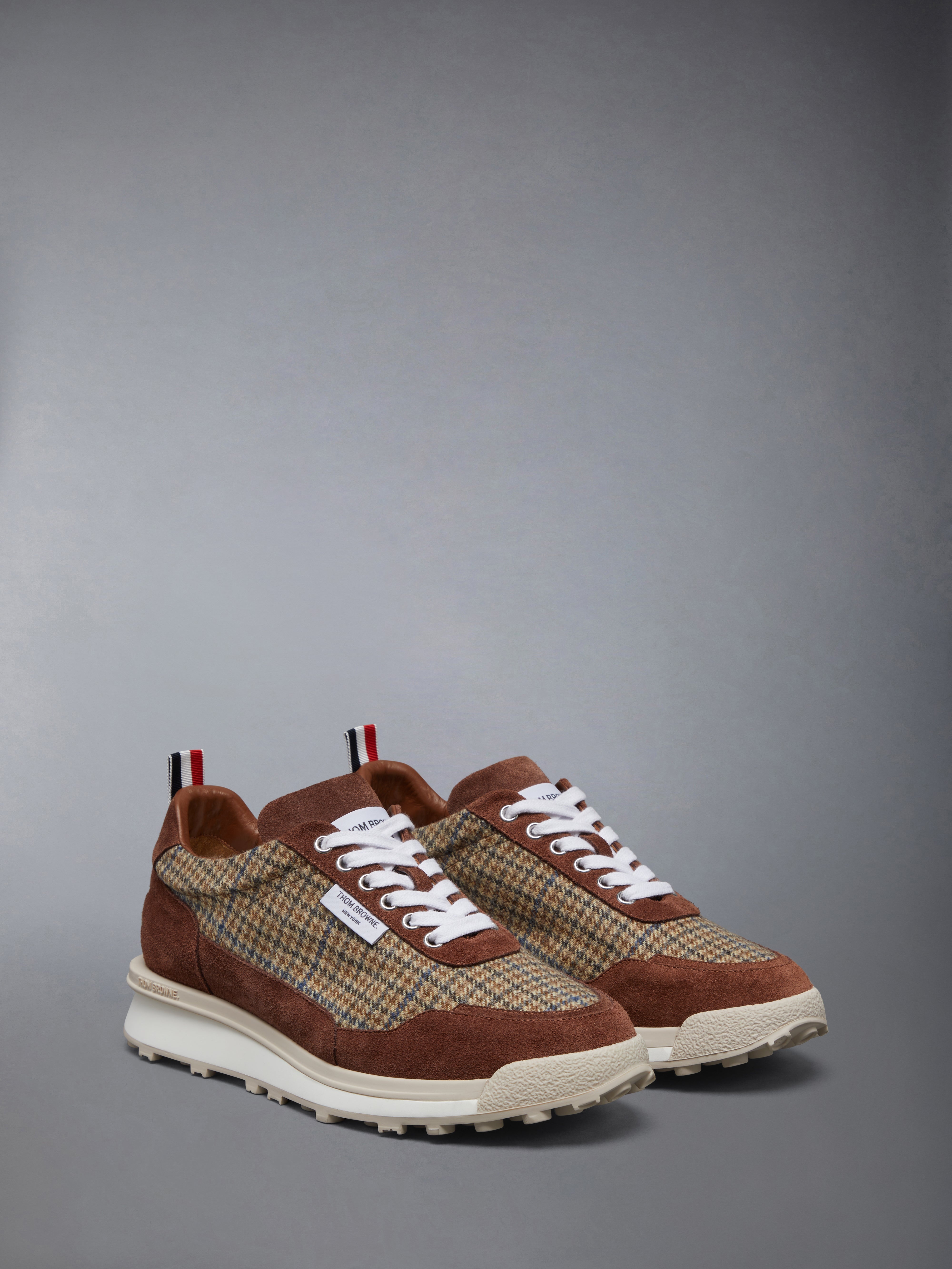 GUNCLUB CHECK CHEVIOT TWEED ALUMNI SNEAKERS - 2