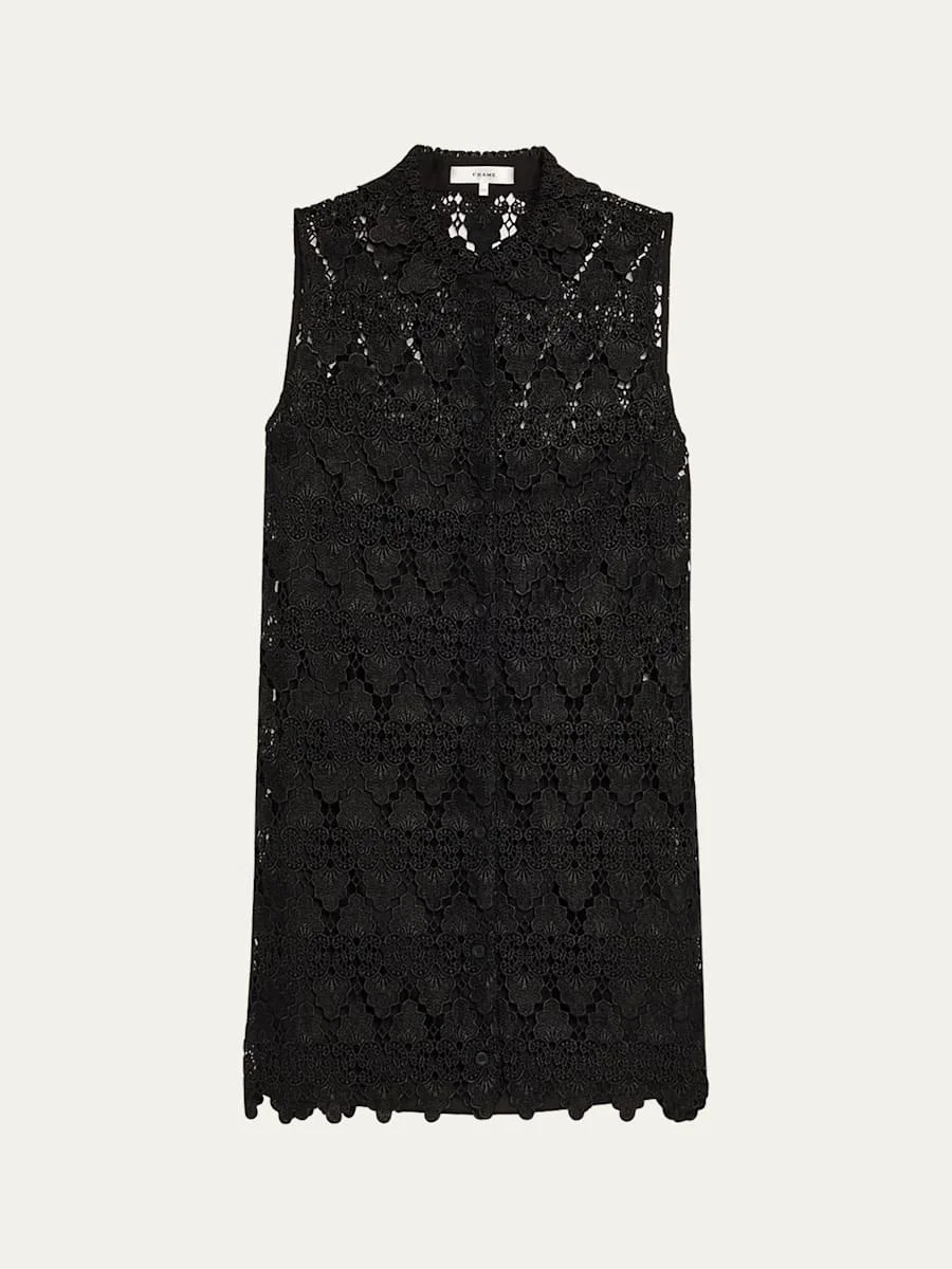 The Deco Lace Mini Dress - 1
