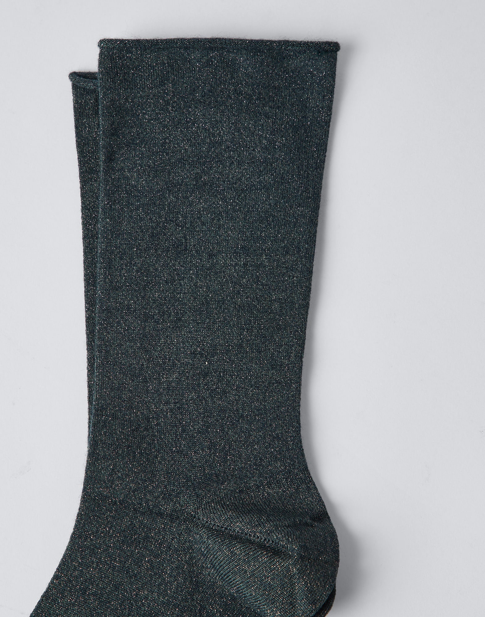 Cashmere and silk sparkling knit socks - 2