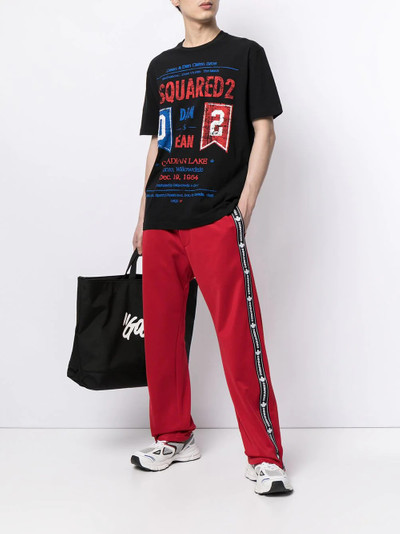 DSQUARED2 logo-print cotton T-shirt outlook