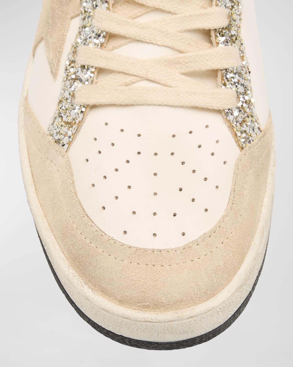 Ballstar Pearly Glitter Low-Top Sneakers - 6