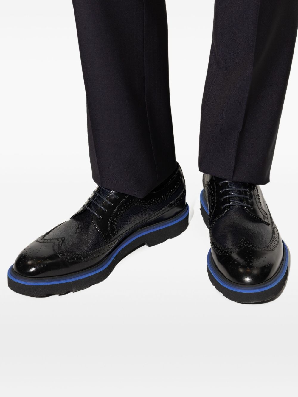 leather derby shoes - 6