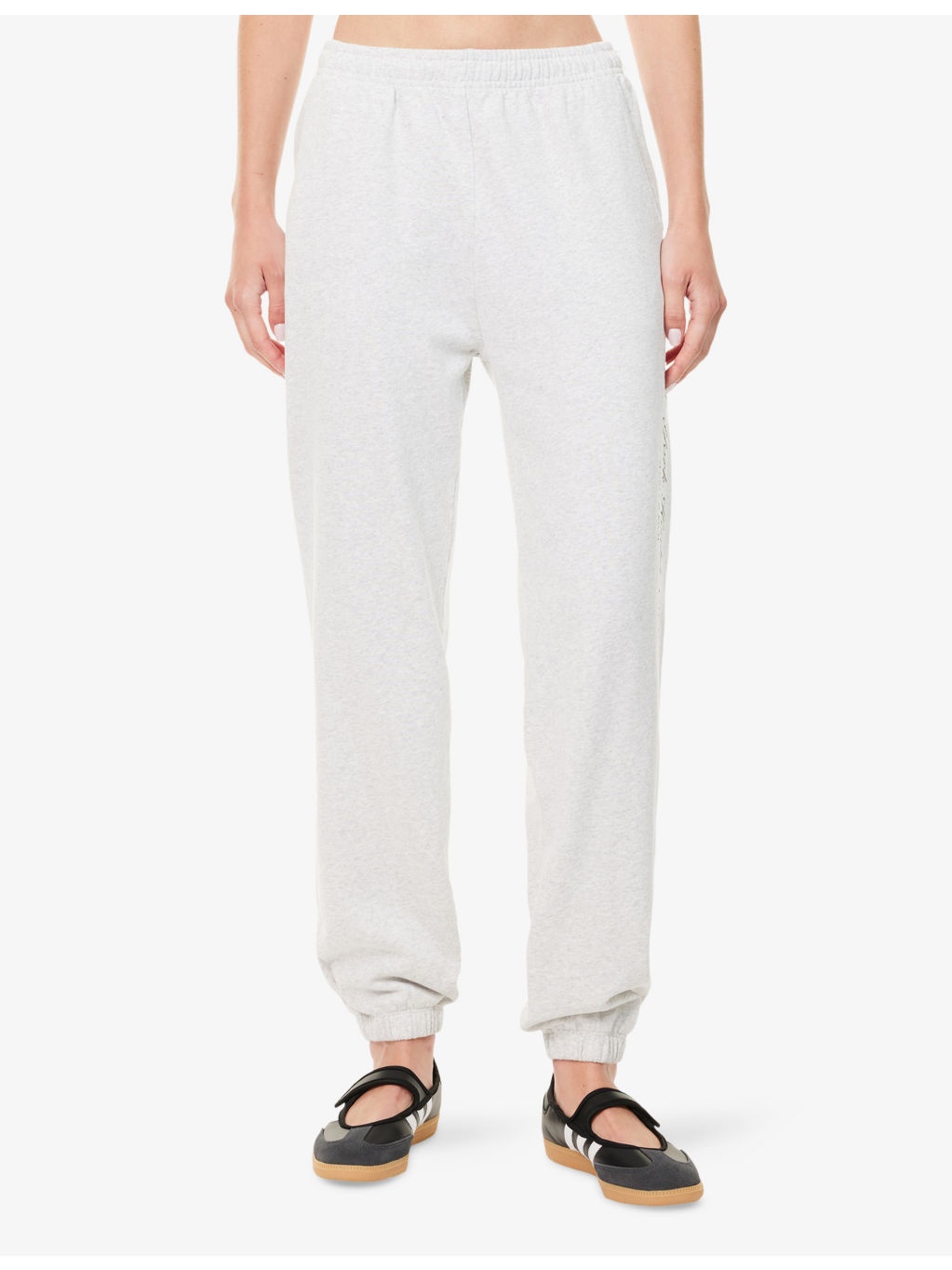 NY Health Club Logo-Print Cotton-Jersey Jogging Bottoms - 3