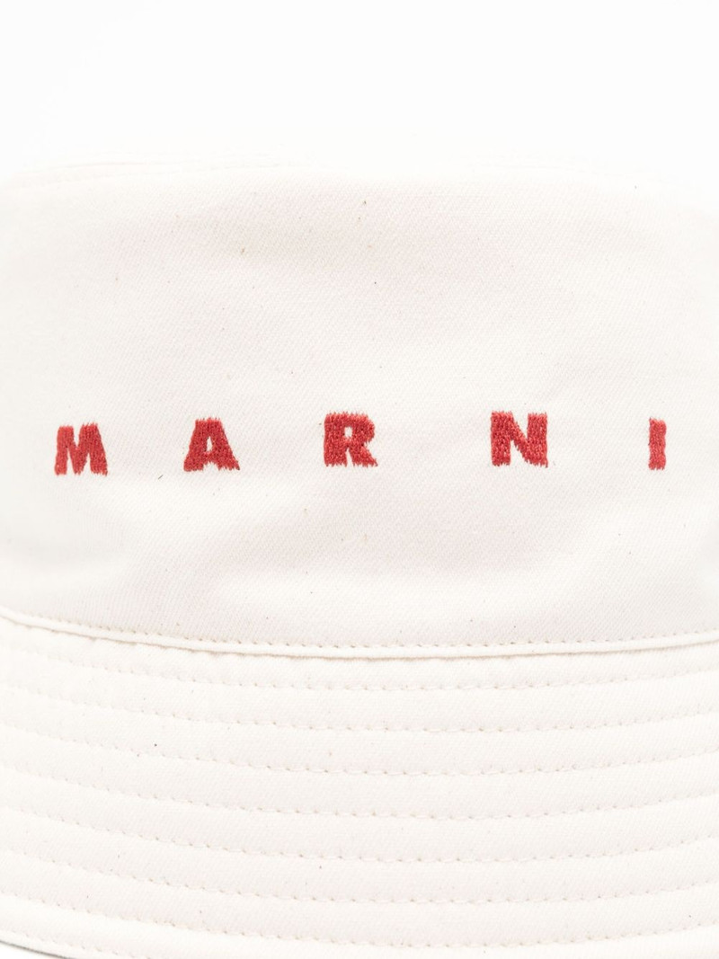 Marni logo-embroidered bucket hat outlook