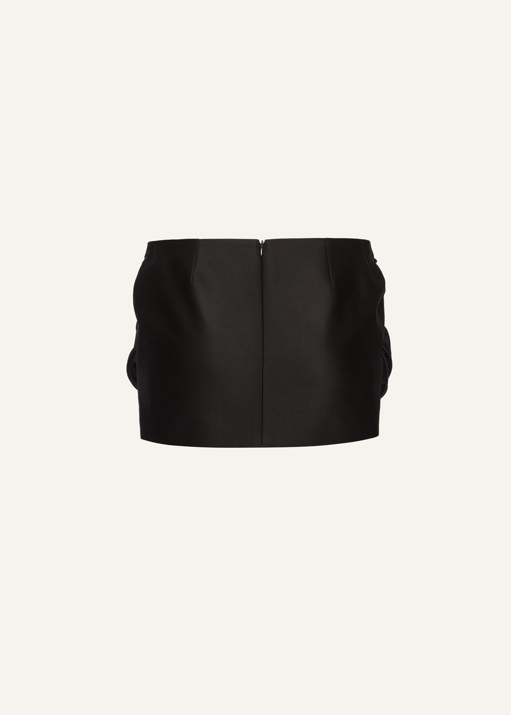 Rose hip mini skirt in black - 2