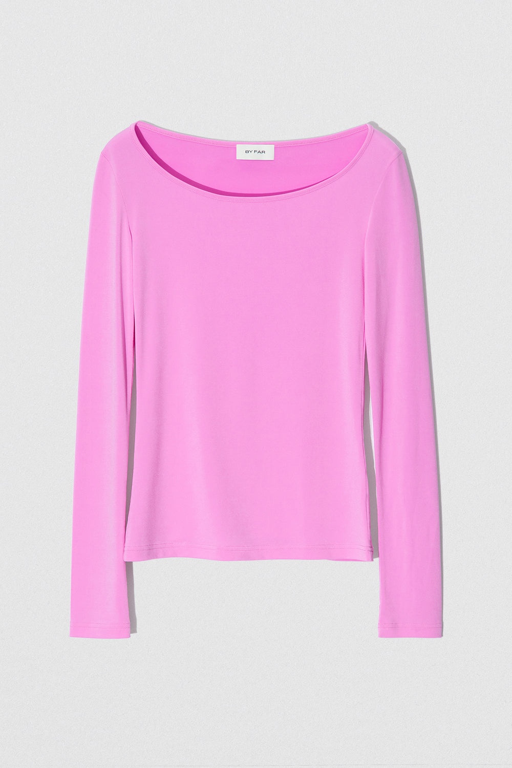 OPHELIA TOP MALIBU PINK POLY JERSEY - 1