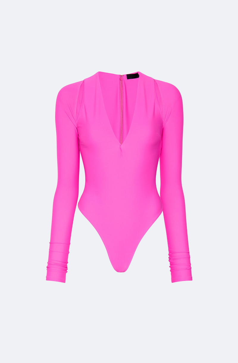 Jersey V Neck Bodysuit 1