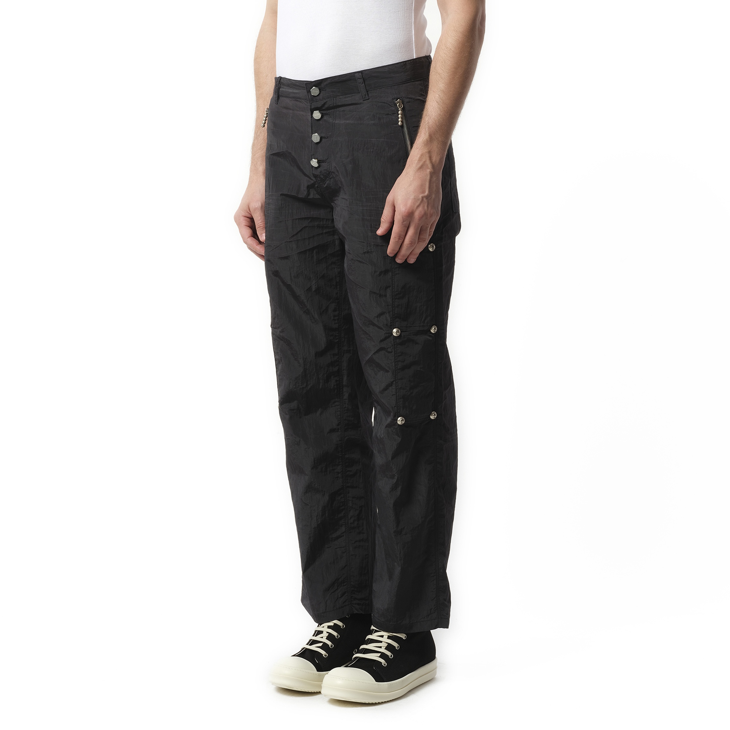 Scarred Bio Army Pants in Black - 5