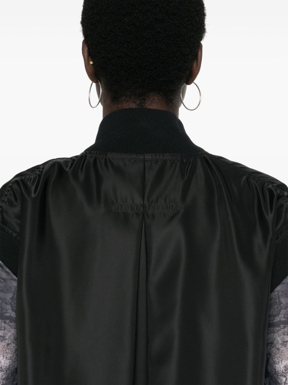 textured pleated gilet - 5